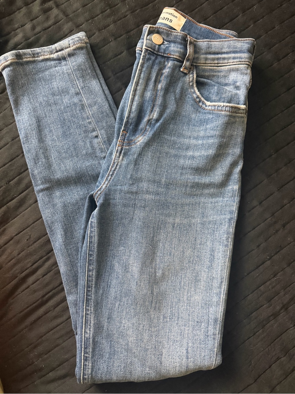 Reformation Light wash Skinny Jeans size 25